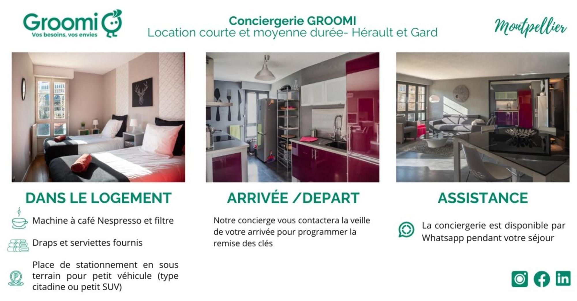 L' Antigone - Air Conditioning Wifi And Parking! Montpellier Zewnętrze zdjęcie